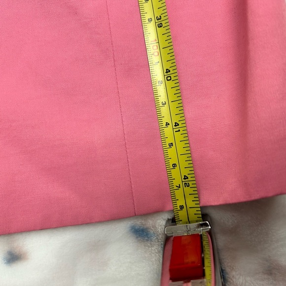 Vintage Doncaster strappy Pink Cotton Dress with Suede Buckle Tank Straps size 2 - Picture 6 of 7